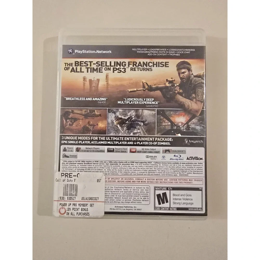 Call Of Duty Black Ops PS3